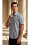 Patterned Short Sleeve Buttoned Linen Shirt - 3