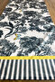 40X140Cm Woven Stain Resistant Printed Thai Feather Fabric Table Cloth Decorative Runner Washable - 2