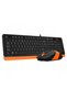 F1010 Q Usb Turuncu Mm Klavye+optik Mouse - 2