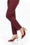 Burgundy Patent Leather Women's Evening Dress Shoes 653122 Z Wide Fit - 3