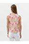 Brown Sleeveless Comfort Fit Blouse 50263716 -Vr233 - 5