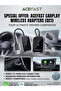 ACE Fast Wireless CarPlay Adapter USB-A to USB-C | Auto Connect | Metal Gray | Compact Design
