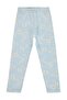 Daisy Patterned Tights for 6-9 Years - Blue