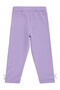Bow Appliqué Tights for 2-5 Years - Lilac - 2