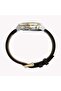 Men's Silver-Tone Steel, Brown Leather | TW2Y56000 - 4