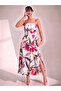 Women's Patterned Strap Stylish Dress - 3