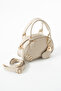 Specially Designed Stylish and Casual Hand and Shoulder Bag with Heart and Staple Detail and Adjustable Strap (Length 14 cm Width 21 cm) - 3