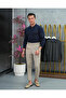 Cotton Lycra Slim Fit Molded Collar Zipper Detailed Knitwear Sweater - 5