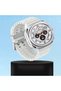 Watch 7 ultra kr417 rug silicone strap black - 2
