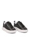 Black and White Lace-Up Women's Sports Shoes 010 g - 3