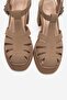 Rovena Earth Suede Platform Block Heeled Women's Sandals - 2