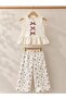 طقم بدون أكمام للفتيات - 2