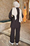 Brown Waist-Tie Tunic with Trousers Modal Set - 5