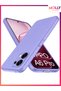 Lavender Liquid Inside Velvet Matte Silicone Case for Oppo A6 Pro