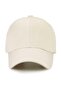 Light Beige Sports Hat with Adjustable Back Closure Light Beige Women's Hat Cap - 2