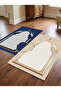 Sec_532 Heart-Shaped Prayer Rug Non-Slip Base Double Prayer Rug Set Bride and Groom Bundle Gift Dowry Box