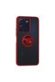 Vivo Y35 Case with Camera Protection, Ring Holder, Magnetic Stand, Frosted Back Cover