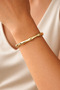 Elegant Bone Design Handcuff Bracelet