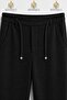 Boys' Plain Trousers 8.Mdl Elastic Waist Lycra Folded-Cuff Style - 4