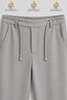 Boys' Plain Trousers 2.Mdl Elastic Waist Lycra Folded Leg Style - 4