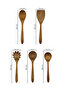 Aura Acacia Wood 5 Piece Kitchen Set Handmade Wooden Spoon - 7