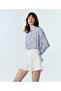 Trok Printed and Contrast Embroidered Shorts - 5