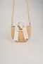 Camel Straw Strap Hand and Shoulder Beach and Daily Bag 24X14X6