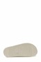 Women's Cream Genuine Leather Look Double Buckle Comfortable Daily Slippers - 5