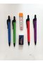 Tri Click Rubber Coated Versatil Tip Pen (4Pcs) 4 Colors 05 + Pen Tip