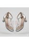(Mini Can) Girl's Evening Dress Shoes Silver - 2
