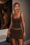 Sparkly Fit Athlete Women's Strappy Stretch Fabric Stylish Daily and Nighttime Combination Top