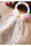 Elegant and Stylish Led Lighted Pearl Beaded Hair Accessory Birthday/Wedding/Henna/Party/Homecoming Crown - 3