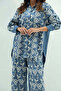 Navy Cotton Casual Wear - 4