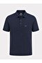 Polo Collar Classic Fit Short Sleeve Men's Patterned T-Shirt 7649