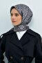 وشاح حرير 2026 ربيع-صيف - 9518D-01 - موديل سلطان - تيفيل - 4