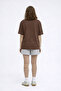 Women's Printed Oversize T-Shirt 100% Cotton |   Comfortable Fit Short Sleeve J - 2