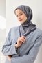 Arve Scarf Noa Pale Navy Blue 90X90 - 2