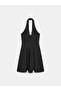 90269 Metal Detailed Peplum Knitwear Dress - 6