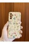 Samsung Galaxy M23 Ivy Flower Printed Velvet Inside Silicone Phone Case - 3