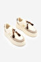 Women's Sneaker Thick Sole Removable Beaded Buckle Sports Shoes Asnera Beige - 5