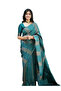 Teal Semi Silk Saree with Woven Design - MAF3108 | Teal - 2