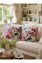 Botanika Series Dirt Flowers Decorative Throw Pillow Cover 45X45 cm - 3