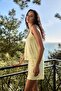 Malea Knitted Athlete Shorts Set Pajama Set - Light Yellow - 5