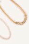 Women's 2-Piece Necklace H3615Axns - 2