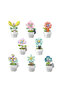 Flower Pot with Cat Figure Building Blocks 72 Pieces - 4