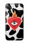Oppo Reno 15 / 15F Compatible Flame Heart Pattern Transparent Phone Case