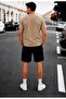 Unisex T-Shirt Shorts Bottom Top Set - 2