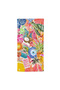 Mediterranean Themed Fruit and Flower Patterned Beach Towel - 2