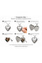 Silver Color Love Patterned Women's Memory Necklace 316L Stainless Steel Openable - 5