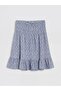 Lcw Kids Elastic Waist Floral Patterned Girls' Skirt